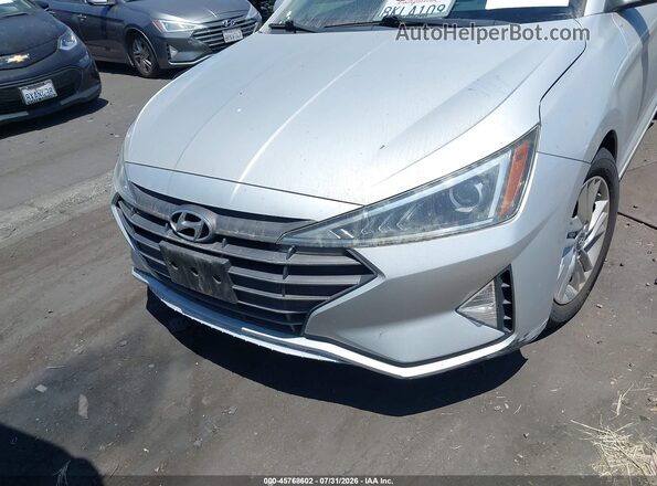KMHD84LF4KU761493 2019 HYUNDAI ELANTRA Silver Vista interior trasera