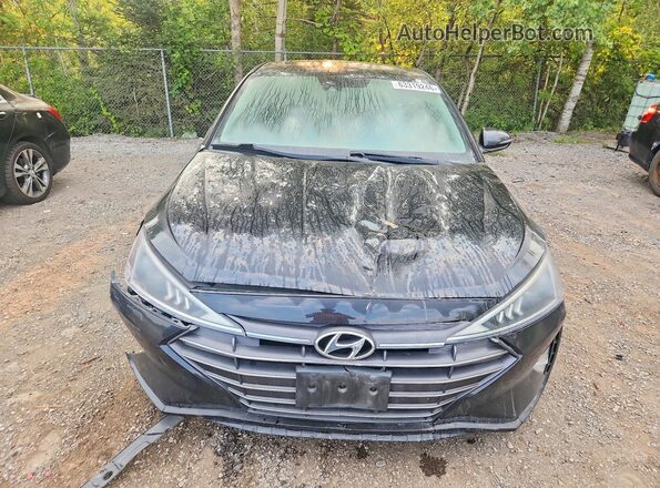 KMHD84LF4KU763180 2019 HYUNDAI ELANTRA Black წინა ხედი