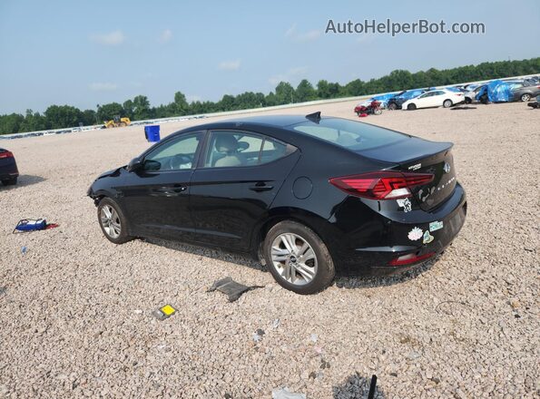 KMHD84LF4KU860329 2019 HYUNDAI ELANTRA Черный Задняя левая четверть