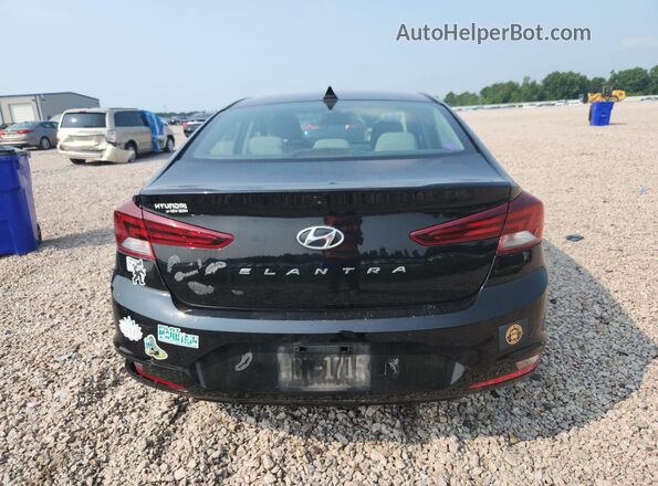 KMHD84LF4KU860329 2019 HYUNDAI ELANTRA Черный Вид сзади