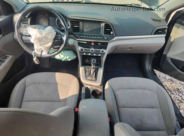 KMHD84LF4KU860329 2019 HYUNDAI ELANTRA Черный Вид панели приборов