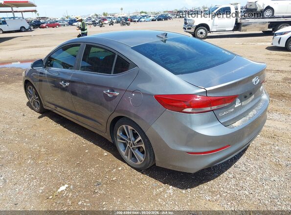 KMHD84LF5HU105263 2017 HYUNDAI ELANTRA Gray Trasero izquierdo