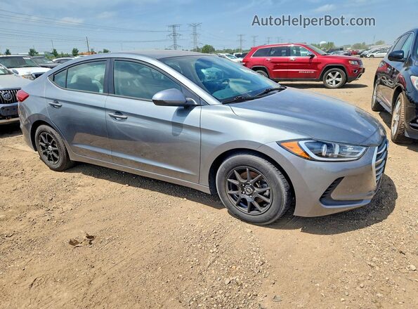 KMHD84LF5HU228321 2017 HYUNDAI ELANTRA Silver Front right