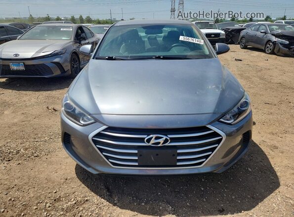 KMHD84LF5HU228321 2017 HYUNDAI ELANTRA Silver Front view