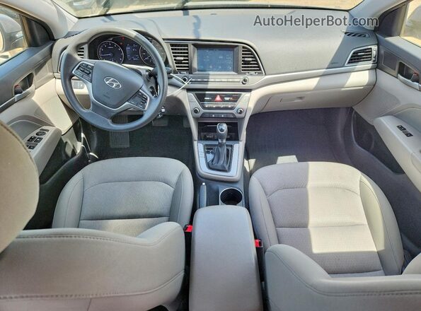 KMHD84LF5HU228321 2017 HYUNDAI ELANTRA Silver Dashboard view