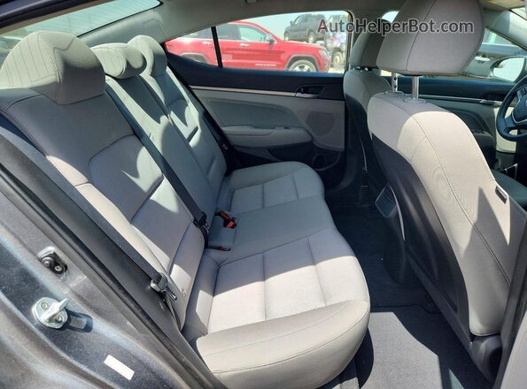 KMHD84LF5HU228321 2017 HYUNDAI ELANTRA Silver Rear seats view