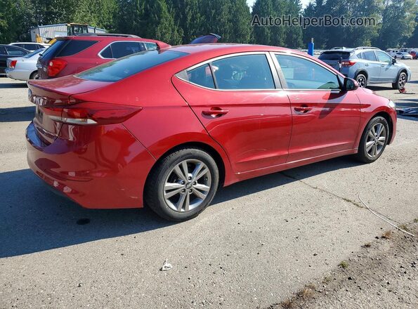 KMHD84LF5HU244762 2017 HYUNDAI ELANTRA Red Հետևի աջ