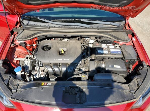 KMHD84LF5HU244762 2017 HYUNDAI ELANTRA Red Սալոնի հետևի տեսք