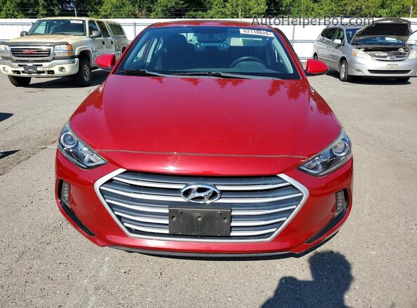 KMHD84LF5HU244762 2017 HYUNDAI ELANTRA Red Դիմացի տեսք