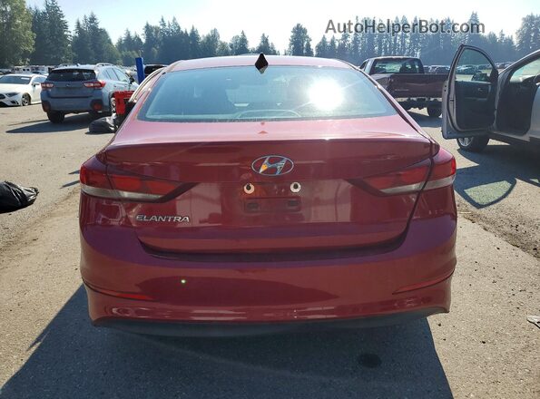 KMHD84LF5HU244762 2017 HYUNDAI ELANTRA Red Հետևի տեսք