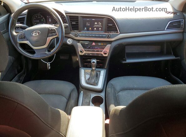 KMHD84LF5HU244762 2017 HYUNDAI ELANTRA Red Առջևի վահանակի տեսք