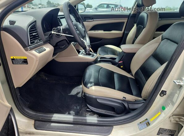 KMHD84LF5HU404767 2017 HYUNDAI ELANTRA Tan Սալոնի դիմացի տեսք
