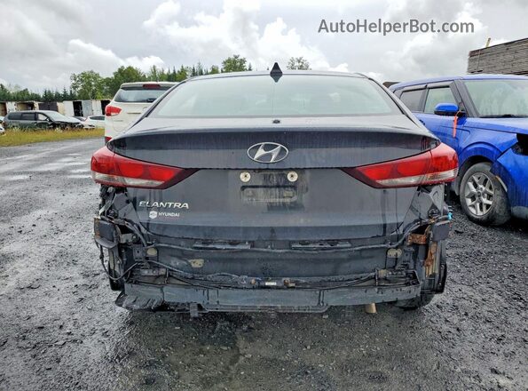 KMHD84LF5JU523988 2018 HYUNDAI ELANTRA Black უკანა ხედი