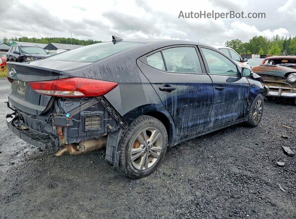 KMHD84LF5JU523988 2018 HYUNDAI ELANTRA Black უკანა მარჯვენა