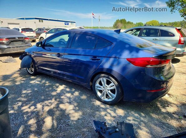 KMHD84LF5JU579963 2018 HYUNDAI ELANTRA Синий Задняя левая четверть