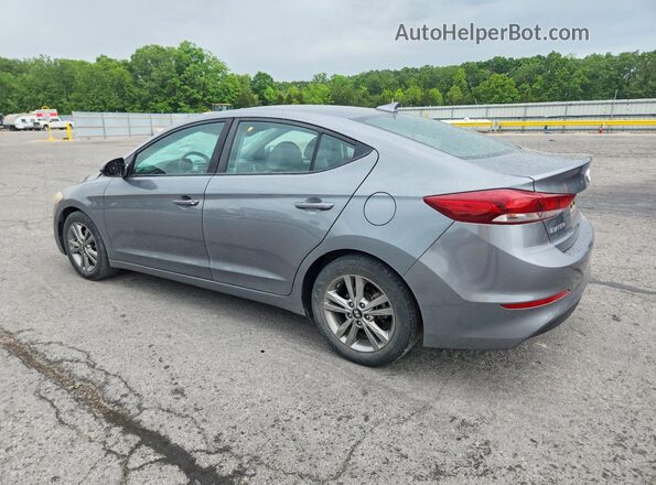 KMHD84LF5JU585567 2018 HYUNDAI ELANTRA Gray Trasero izquierdo