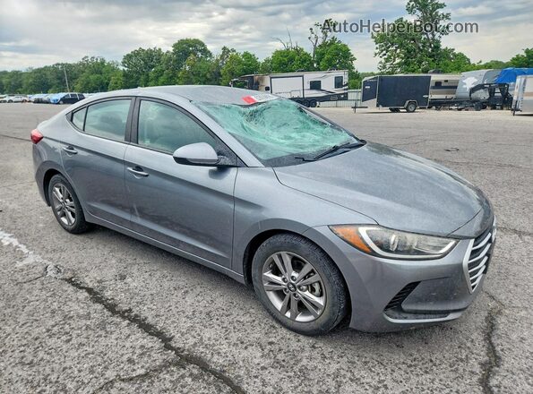 KMHD84LF5JU585567 2018 HYUNDAI ELANTRA Gray Delantero derecho