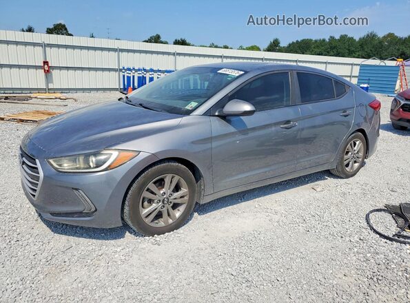 KMHD84LF5JU629695 2018 HYUNDAI ELANTRA Gray Հետևի ձախ