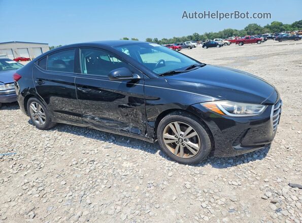 KMHD84LF5JU663006 2018 HYUNDAI ELANTRA Black Առջևի աջ
