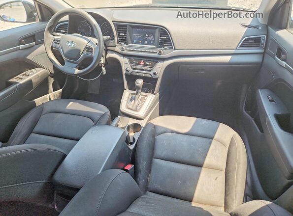 KMHD84LF5JU663006 2018 HYUNDAI ELANTRA Black Առջևի վահանակի տեսք