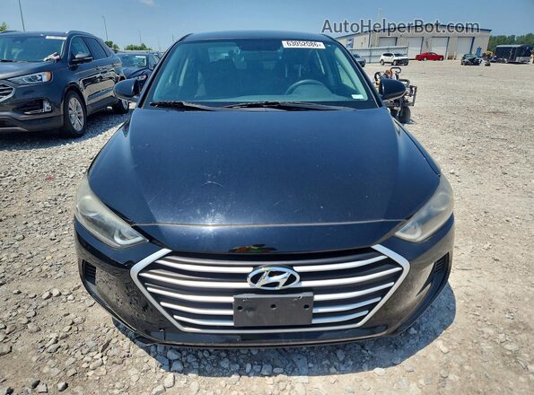 KMHD84LF5JU663006 2018 HYUNDAI ELANTRA Black Դիմացի տեսք