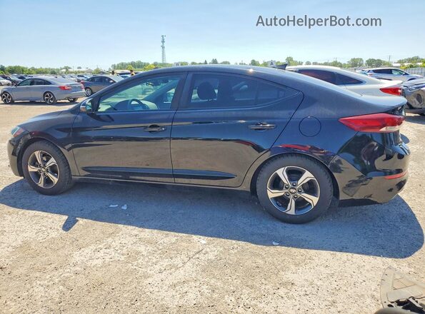 KMHD84LF5JU696233 2018 HYUNDAI ELANTRA Black Rear left
