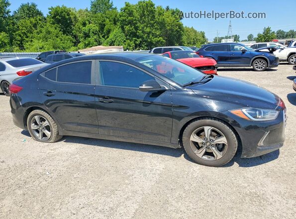 KMHD84LF5JU696233 2018 HYUNDAI ELANTRA Black Front right