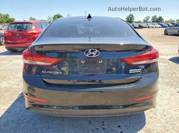 KMHD84LF5JU696233 2018 HYUNDAI ELANTRA Black Rear view