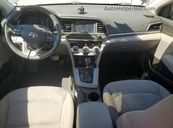 KMHD84LF5KU730348 2019 HYUNDAI ELANTRA Black Dashboard view