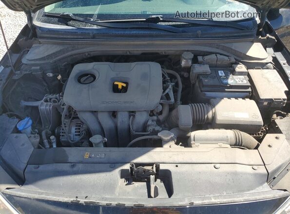 KMHD84LF5KU730348 2019 HYUNDAI ELANTRA Black Rear interior view