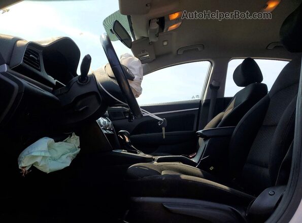 KMHD84LF5KU756206 2019 HYUNDAI ELANTRA Белый Вид салона спереди