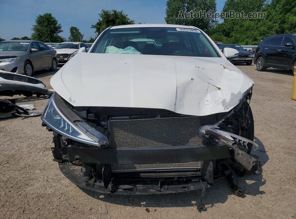 KMHD84LF5KU756206 2019 HYUNDAI ELANTRA Белый Вид спереди