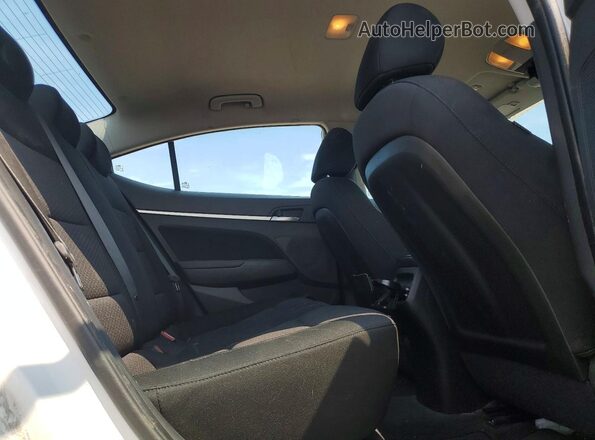 KMHD84LF5KU756206 2019 HYUNDAI ELANTRA Белый Вид задних сидений