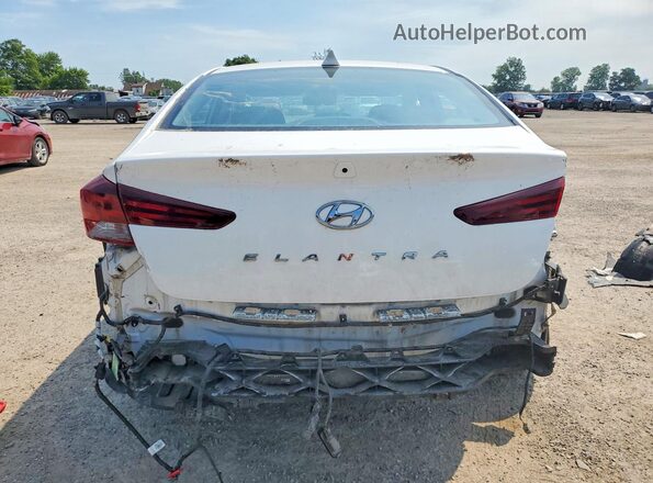 KMHD84LF5KU756206 2019 HYUNDAI ELANTRA Белый Вид сзади