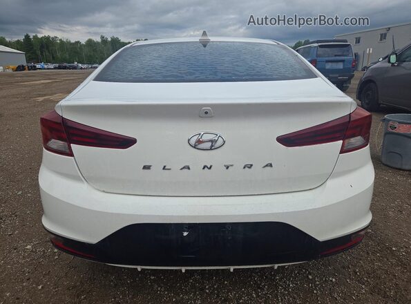 KMHD84LF5KU768422 2019 HYUNDAI ELANTRA White Հետևի տեսք
