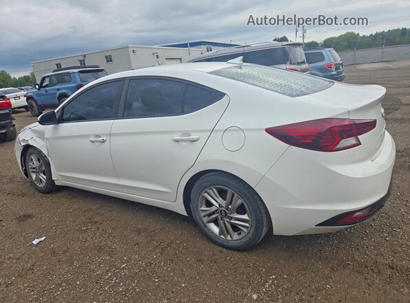 KMHD84LF5KU768422 2019 HYUNDAI ELANTRA White Հետևի ձախ