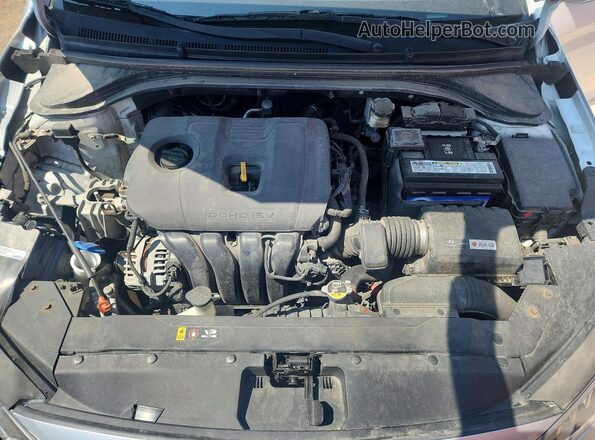 KMHD84LF5KU774379 2019 HYUNDAI ELANTRA Silver Widok wnętrza z tyłu