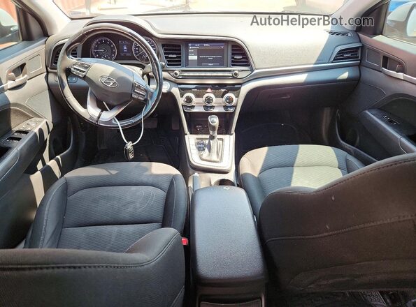 KMHD84LF5KU774379 2019 HYUNDAI ELANTRA Silver Widok deski rozdzielczej