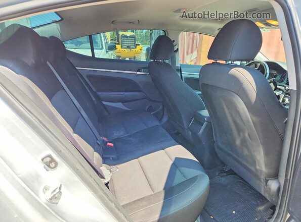 KMHD84LF5KU774379 2019 HYUNDAI ELANTRA Silver Widok tylnych siedzeń