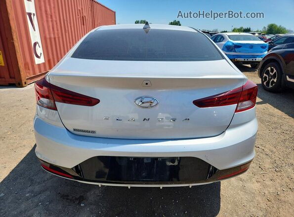 KMHD84LF5KU774379 2019 HYUNDAI ELANTRA Silver Widok z tyłu