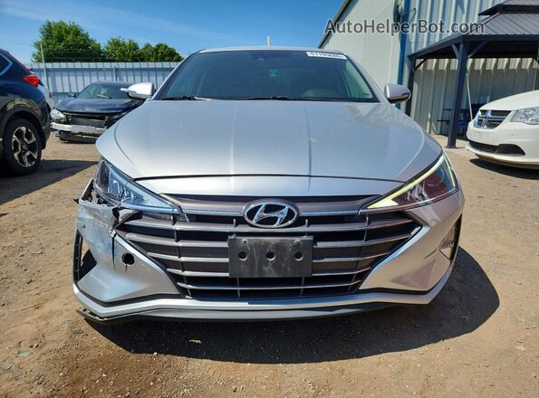 KMHD84LF5KU774379 2019 HYUNDAI ELANTRA Silver Widok z przodu