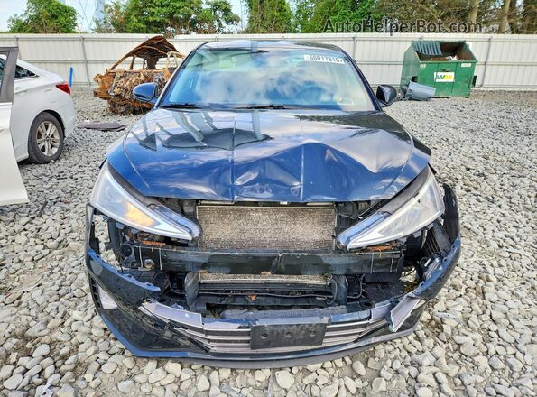 KMHD84LF5KU789383 2019 HYUNDAI ELANTRA Black Front view