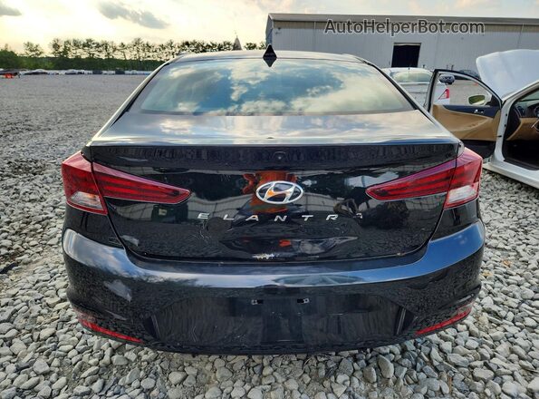 KMHD84LF5KU789383 2019 HYUNDAI ELANTRA Black Rear view