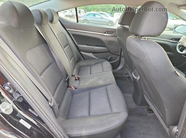 KMHD84LF5KU789383 2019 HYUNDAI ELANTRA Black Rear seats view