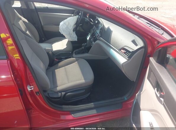 KMHD84LF5KU848187 2019 HYUNDAI ELANTRA Red Սալոնի դիմացի տեսք