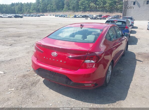 KMHD84LF5KU848187 2019 HYUNDAI ELANTRA Red Հետևի աջ