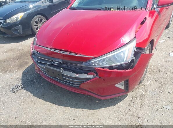 KMHD84LF5KU848187 2019 HYUNDAI ELANTRA Red Դիմացի տեսք