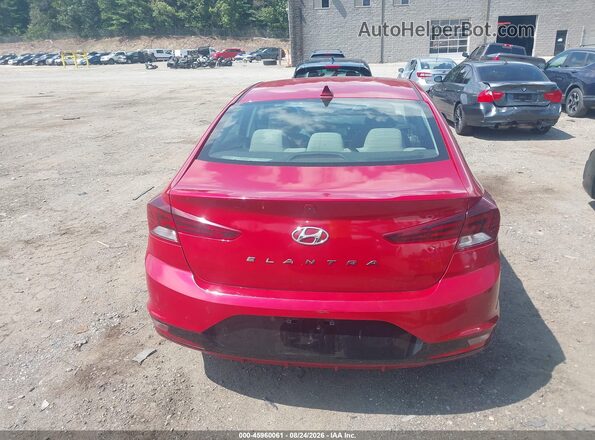 KMHD84LF5KU848187 2019 HYUNDAI ELANTRA Red 