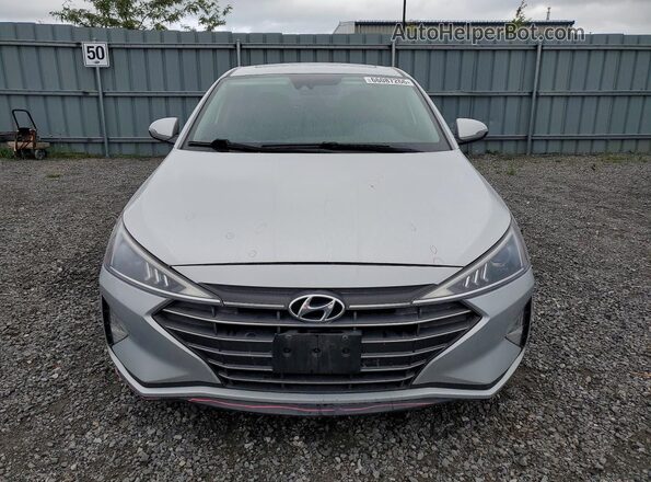 KMHD84LF5KU861604 2019 HYUNDAI ELANTRA Silver Front view