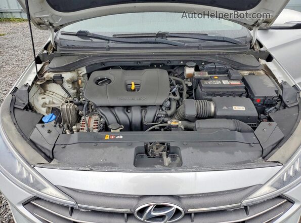 KMHD84LF5KU861604 2019 HYUNDAI ELANTRA Silver Rear interior view